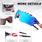 BangLong Polarized Sports Sunglasses Cycling Sun Glasses for Men Women with 5 Interchangeable Lenes for Running Baseball Golf