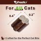 Afreschi Natural Cat Treats Chicken & Mackerel Star Shape 6 oz, All-Natural, High-Protein, Grain-Free, Healthy, Low-Fat, Easily Digestible