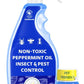 All Natural Bug Spray for Home – Non- Toxic Peppermint Oil Spray for Insect and Pest Control Kit - 16 oz Ready-to-Use Bug Spray 2 Bottle Value – 16 oz + 1oz - Spider Repellent Indoor