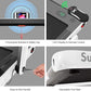 GYMAX Walking Pad, 2.25HP Foldable Treadmill with Smart App & Remote Control, Bluetooth LED Monitor, Small Spaces Compact Running Machine, Folding Portable Under Desk Treadmill for Home Office