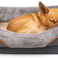 JOYELF Memory Foam Dog Bed Small Orthopedic Dog Bed & Sofa with Removable Washable Cover and Squeaker Toy as Gift