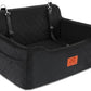 Dog Car Seat for Medium/Large Dogs,Dog Booster Seat for Dog Under 50lbs or 2 Small Dogs, Detachable and Washable Pet Car Seat,Multi-Functional Travel Dog Bed & Dog Sofa(Black)