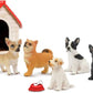 Toymany 12PCS Mini Dog Figurines Toy Set, Realistic Detailed Plastic Puppy Figures Playset, Hand Painted Dogs Animals Toy, Cake Toppers Easter Eggs Christmas Birthday Gift for Kids Toddlers