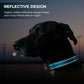 2025 Upgrade Airtag Dog Collar, Reflective Dog Collar with Airtag Holder, IP68 Waterproof| Metal Buckle| Ultra-Durable| Comfortable Padded, GPS Dog Collars for Medium Large Dogs (Blue,M)