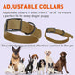 Dogline Biothane Waterproof Dog Collar Strong Coated Nylon Webbing with Black Hardware Odor- Proof for Easy Care Easy to Clean High Performance Fits Small Medium or Large Dogs, Coyote Brown