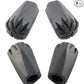 4 Pack of Extra Durable Rubber Replacement Tips (Replacement Feet/Paws/Ferrules/Caps) for Trekking Poles - Fits All Standard Hiking and Nordic Walking Poles