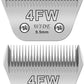 2pcs 4FW Wide Blades for Dog Grooming Blades Compatible with Andis,Oster A5,Wahl km10 Dog Clippers,Size-#4FW, 3/8-Inch Cut Length (9.5mm)(2pcs #4FW)
