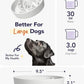 LE TAUCI Slow Feeder Dog Bowls Ceramic,3 Cups Slow Feeding Dog Bowl Medium Large Breed, Pet Bowl for Fast Eaters, Puzzle Pet Dishes, Angle White