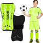 Youth Soccer Shin Guards for Kids Shin Pads Child Calf Protective Gear Protective Soccer Equipment for Boys Girls Children 3-15 Years Old