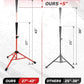 Gonex Baseball Softball Practice Hitting Batting Tripod Stand Rubber Tee Collapsible Portable with Carrying Bag