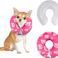 CuteBone Inflatable Soft Dog Cone with Removable Fleece Covers for Small/Medium/Large Dogs and Cats After Surgery GWB01S