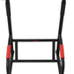 Sunny Health & Fitness Power Tower, Dip Bar, Push-Up & Pull Up Assisting Parallette Station w Optional Rock Climbing Grip Trainer