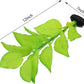 2-Pack 12 Inch Aquarium Silk Aquarium Plants, Artificial Plastic Plant for Small Tank, Goldfish, Fish Hides (Light Green, 12 Inch)