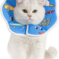Avont Soft Cat Recovery Cone Collar, Adjustable Lightweight Kitten E-Collar for Small Dogs, Comfortable Neck Donut Stop Licking Scratching After Surgery -Skate(XS)