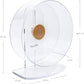 Niteangel Silent Hamster Exercise Wheel: - Dual-Bearing Quiet Spinning Acrylic Hamster Running Wheel for Dwarf Hamster Gerbils Mice Degus Or Other Small Animals (S)