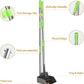 TOOGE Pooper Scooper, Dog Pooper Scooper Long Handle Stainless Metal Tray and Rake for Medium Small Dogs Heavy Duty Pet Supplies to Use for Grass, Dirt or Gravel