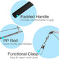 Pawaboo Cat Feather Toys, 4 Pack Interactive Teaser Wand, Retractable Fishing Pole Catcher Exerciser With Refill Fish, Dragonfly Worm With Bells, Fun Kitten Kitty Playing Toy