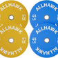 Colored Olympic Weight Plates, 2-inch Rubber Bumper Plate Set for Home Gym Barbell Weight Lifting and Strength Training