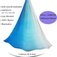 F.Life Aerial Yoga Hammock kit- Yoga Swing Multicolor 5 yards-Flying Yoga Include Daisy Chain,Carabiner and Pose Guide