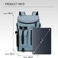Gym Duffle Tennis Bag Backpack 4-Way Waterproof with Shoes Compartment for travel Sport Hiking laptop (Grayish blue)