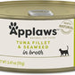 Applaws Natural Wet Cat Food, 24 Count, Limited Ingredient Canned Wet Cat Food, Tuna with Seaweed in Broth, 2.47oz Cans