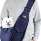CUBY Dog and Cat Sling Carrier - Hands Free Reversible Pet Papoose Bag - Soft Pouch and Tote Design - Adjustable - Suitable for Puppy, Small Dogs, and Cats for Outdoor Travel