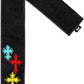 SLEEFS Crosses Chroma Black Thin Football Towel