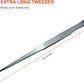 Extra Long Tweezers, Feeding Tongs, 18.9 inch Aquarium Stainless Steel Large Aquascape Tools for Fish Tank, Terrarium，Aquascaping, Reptile Snake (Curved)