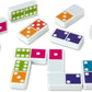 Melissa & Doug Dominoes Tabletop Game with 28 Colorful Tiles in Wooden Storage Box