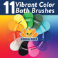 Bodhi Dog Shampoo Brush - Pet Grooming & Bath Supplies for Cats and Dog Bath Brush for Long & Short Hair - Premium Scrubber for Shower, Bathing & Massage - (One Pack, Pink)