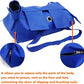 Kukaster Pet Cat’s Restraint Bag for Claw Care Nail Trimming Anti-Scratching Grooming Bag for Cats Medical Examination(Blue-m)