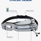 WATERFLY Running Belt Fanny Pack: Runner Marathon Jogging Waist Pack Sport Workout Exercise Fitness Phone Holder Belt for Men Women Jogger Slim Waistband