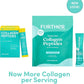 Further Food Unflavored Collagen Peptides Powder Stick Packs, Grass-Fed Pasture-Raised Hydrolyzed Type 1 & 3 Protein, Gut Health + Joint, Hair, Skin, Nails, Paleo Keto Sugar-Free 8.47 oz