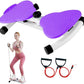 Waist Twister Board twisting machine exercise twist ab training – Noiseless Fitness Tool with Loop Resistance Bands, Foot Massage, and Core Workout for Belly Fat Loss