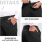 TBMPOY Men's Snow Ski Hiking Pants Waterproof Winter Fleece Lined Pants Camping Skiing Ice Fishing Pants with Belt
