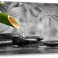 Yxbhhym Zen Decor Canvas Wall Art for Living Room Black and White Wall Art Green Room Decor Stone Zen Artwork Picture Meditation Poster Bedroom Wall Decor Office Yoga Spa Kitchen Decoration Framed