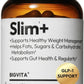 BigVita Slim+ | Supports Healthy Metabolism, Gut Health & Carb Blocking - Vegan, Hormone-Free, 90 Capsules