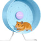 8.4" Silent Hamster Wheel, Non-Slip Track, Exercise, Release Stress, Relieve Anxiety, Adjustable Height Stand, for Syrian Dwarf Hamster, Gerbil, Mice, Other Small Medium Sized Pets, Blue