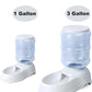 Automatic Dog Feeders - 3 Gallon Capacity Gravity Food Dispenser for Large Dogs and Cats