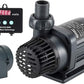 hygger 24V DC Water Pump Inline Submersible Saltwater Aquarium Pump with Controller Return Pump for Sump Tank 2650 GPH