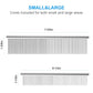 2 Pack Dog Combs with Rounded Ends Stainless Steel Teeth, Cat Comb for Removing Tangles and Knots, Professional Grooming Tool for Long and Short Haired Dog, Cat and other pets, 6.3IN/7.4IN