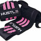 Hustle Athletics Wrist Wraps for Weightlifting – Max Wrist Support for Safe & Heavy Lifts, USPA Approved 18" & 12" Lengths, Thumb Loop Gym Straps for Powerlifting & Weight Lifting for Men and Women