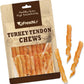 Afreschi Classic Turkey Tendon Coil (S) 3 oz, USA-Sourced Turkey Tendon, Dog Treats for Wrapped Series, All Natural Human Grade Dog Treat, Hypoallergenic, Rawhide Alternative