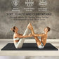 Yoga Mat Non Slip TPE Extra Wide Yoga Mat with Alignment Mark, 72"L x 32"W x 0.32"/0.24"Th (183cm x 81cm x 8mm/6mm), Anti-Tear Exercise Mat with Carrying Strap and Bag, Workout Mats for Yoga, Pilates