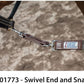 Dura-Tech German Web Cord Lunge Line for Horses | Soft Grip Ribbed Webbing | Lightweight & Durable | Nickel-Plated Snap or Chain Options | Lunch Line with Swivel End and Snap