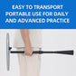 Portable Baseball Tee, Adjustable Batting Tee for Baseball/Softball/Tee Ball, 20"-26" Height, Weighted Base for Stability, Hitting Tee for Kids/Youth, Training Equipment for Baseball Practice