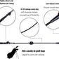 PGM Golf Swing Trainer Aid -2.0 Golf Swing Training Aid Golf Practice Warm-Up Stick for Strength Flexibility and Tempo Training -Suit for Practice Chipping Hitting Golf Accessories