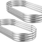 Land Guard 2Pcs Galvanized Steel Raised Garden Bed,8 x 4 x 1 ft Large Metal Raised Planter Beds, Aluminum Raised Garden Bed for Vegetables, 8 x 4 x 1ft(2pcs)