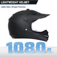 Youth Dirt Bike Helmet DOT Certified - Full Face Motorcycle Helmet for Off-Road, ATV, Street Riding, Includes Adjustable Goggles & Protective Gloves
