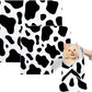 Cat Grooming Wrap, 2pcs [L+XL] Cat Restraint Wrap for Nail Clipping, Ear Cleaning, and Teeth Brushing, Self-Adherent, Anti-Bite, Anti-Scratch, Anti Scratch, Cow White